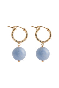 Boule Hoops Angelite Gold