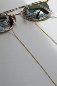 Curb Chain Sunglass Holder Gold