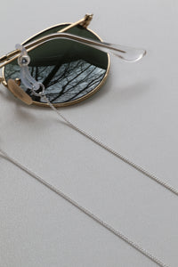 Curb Chain Sunglass Holder Silver