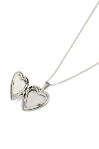 Classic Heart Locket Silver