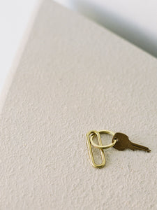 Key Ring No 2 Brass