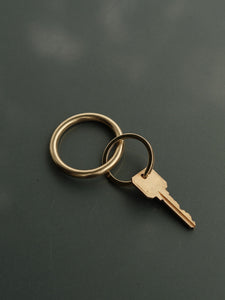 Key Ring No 1 Brass